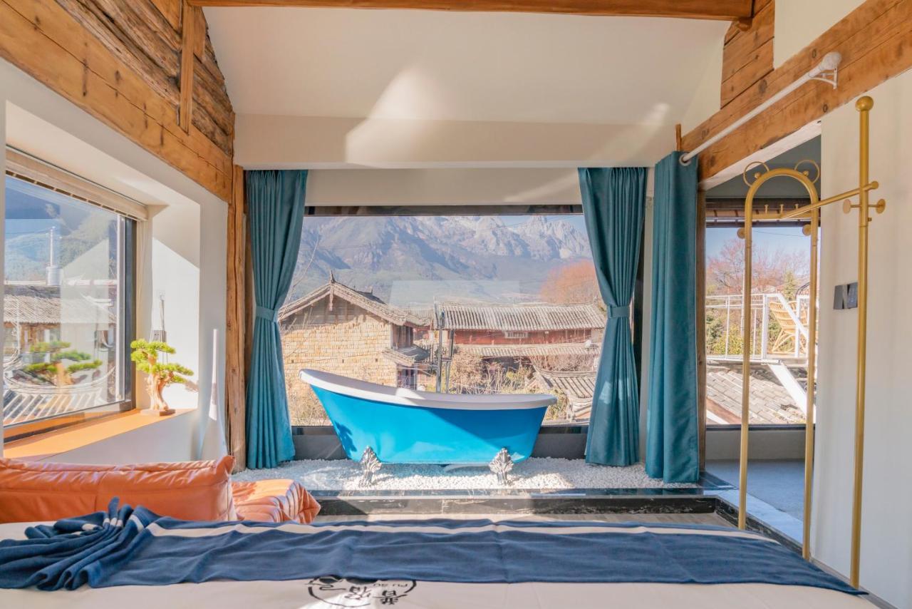 玉龙白沙普宿客栈 Lijiang (Yunnan) Exterior foto
